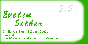 evelin silber business card